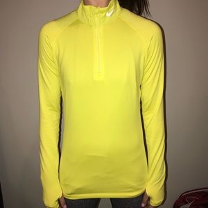 Yellow Nike pullover